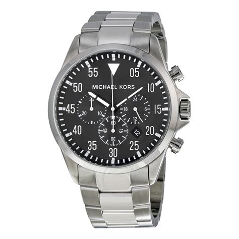 michael kors mk8413|michael kors black chronograph watch.